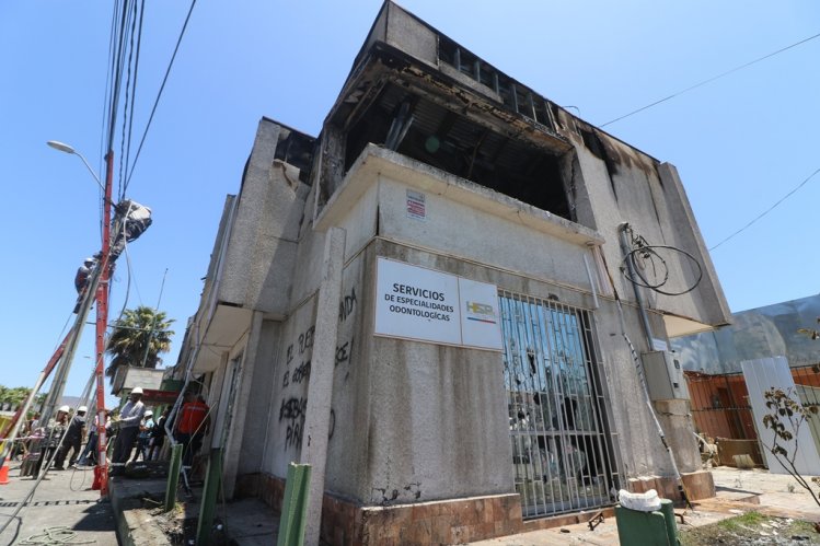 CERCA DE 500 PERSONAS SE ATENDÍAN AL MES EN OFICINAS DEL HOSPITAL DE COQUIMBO ATACADAS POR VIOLENTISTAS