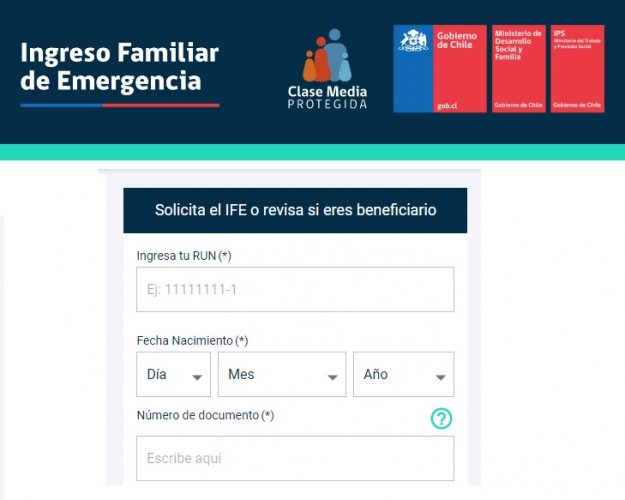 COMENZÓ EL PAGO DEL INGRESO FAMILIAR DE EMERGENCIA