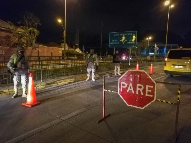 DELEGADA PRESIDENCIAL PARTICIPA EN CONTROL DEL TOQUE DE QUEDA