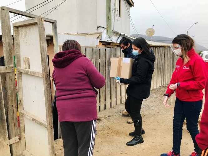 DISTRIBUCIÓN DE CANASTAS DE ALIMENTOS PARA CHILE SUPERA EL 70% DE AVANCE EN LA REGIÓN DE COQUIMBO