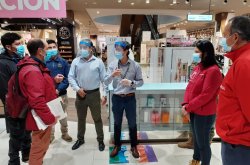 AUTORIDADES FISCALIZAN CUMPLIMIENTO DE MEDIDAS PREVENTIVAS POR COVID_19 EN CENTRO COMERCIAL DE LA SERENA