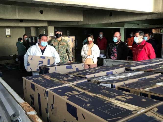 CON LA LLEGADA DE LAS PRIMERAS CAJAS COMIENZA SEGUNDA PARTE DEL PROGRAMA ALIMENTOS PARA CHILE EN LA REGIÓN