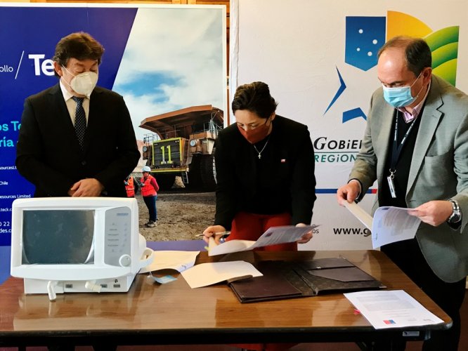 TECK CARMEN DE ANDACOLLO DONA VENTILADORES MECÁNICOS AL SERVICIO DE SALUD DE LA REGIÓN DE COQUIMBO