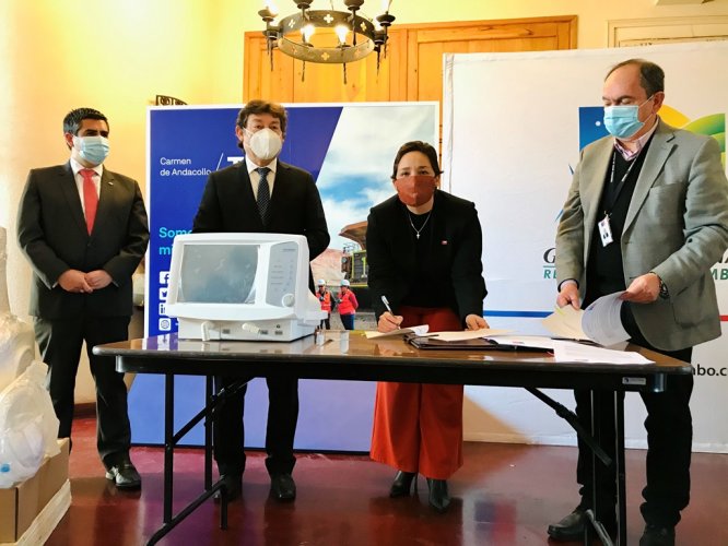 TECK CARMEN DE ANDACOLLO DONA VENTILADORES MECÁNICOS AL SERVICIO DE SALUD DE LA REGIÓN DE COQUIMBO TECK CARMEN DE ANDACOLLO DONA VENTILADORES MECÁNICOS AL SERVICIO DE SALUD DE LA REGIÓN DE COQUIMBO