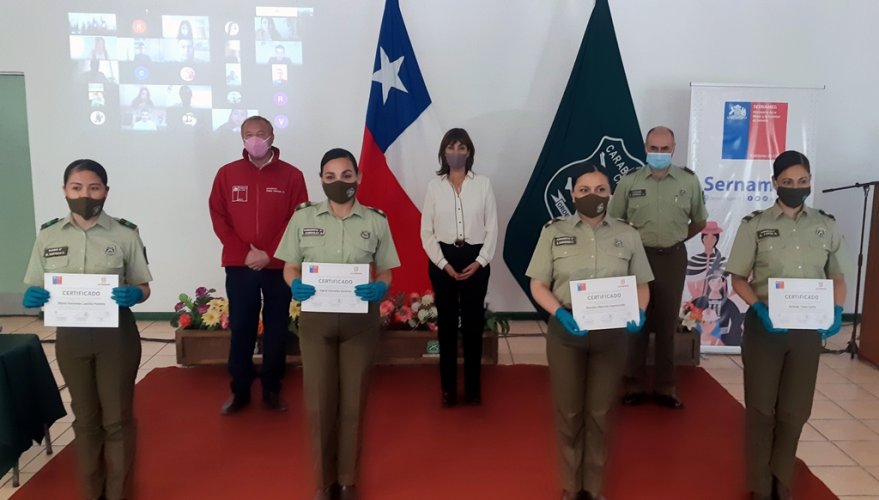 GOBIERNO CERTIFICA A CARABINEROS Y ALUMNOS DE SU ESCUELA DE FORMACIÓN EN PREVENCIÓN DE LA VIOLENCIA DE GÉNERO