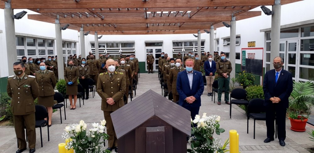 CARABINEROS DE COQUIMBO REALIZA VIGILIA EN MEMORIA DE FUNCIONARIO MUERTO EN EL SUR DEL PAÍS