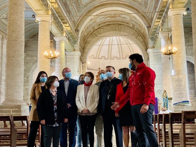 INAUGURAN OBRAS DE EMERGENCIA CON LAS QUE SE RESTAURÓ LA CATEDRAL DE LA SERENA TRAS SISMOS DE 2015 Y 2019