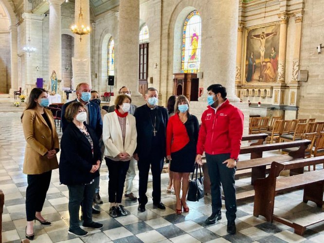 INAUGURAN OBRAS DE EMERGENCIA CON LAS QUE SE RESTAURÓ LA CATEDRAL DE LA SERENA TRAS SISMOS DE 2015 Y 2019