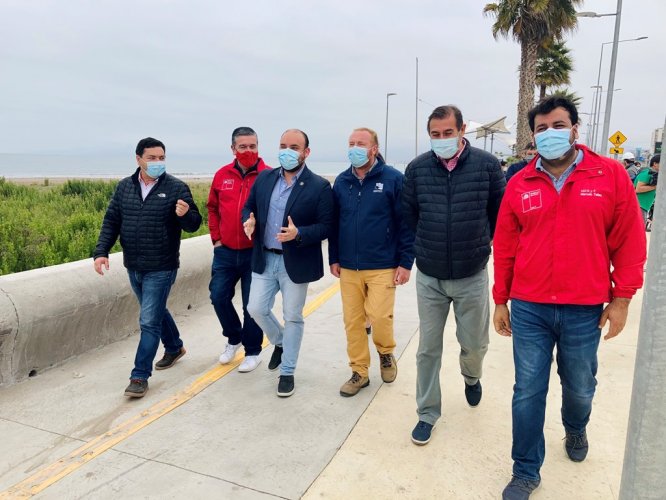 ENTREGAN A LA COMUNIDAD PRIMER TRAMO DEL RECONSTRUIDO PASEO DE LA COSTANERA DE COQUIMBO