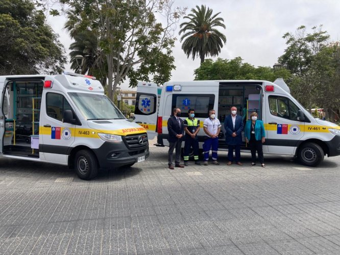 SERVICIO DE SALUD COQUIMBO ENTREGA TRES AMBULANCIAS A HOSPITALES DE LA REGIÓN