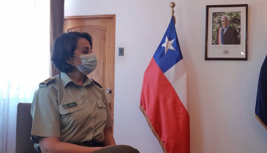 INTENDENTE PABLO HERMAN SE REÚNE CON LA PRIMERA JEFA DE ZONA DE CARABINEROS DE LA REGIÓN INTENDENTE PABLO HERMAN SE REÚNE CON LA PRIMERA JEFA DE ZONA DE CARABINEROS DE LA REGIÓN