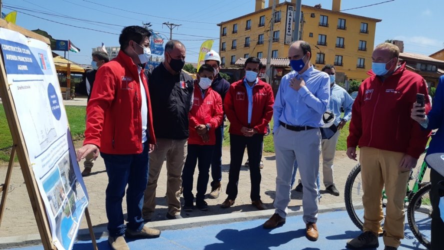 INAUGURAN NUEVO TRAMO DE CICLOVÍA EN AVENIDA FRANCISCO DE AGUIRRE QUE UNE LA RUTA 5 Y EL FARO