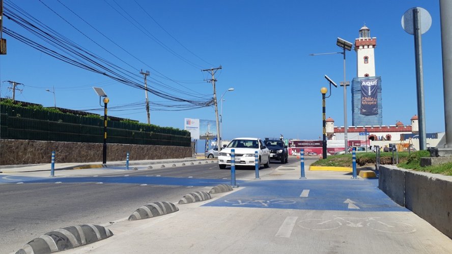 INAUGURAN NUEVO TRAMO DE CICLOVÍA EN AVENIDA FRANCISCO DE AGUIRRE QUE UNE LA RUTA 5 Y EL FARO