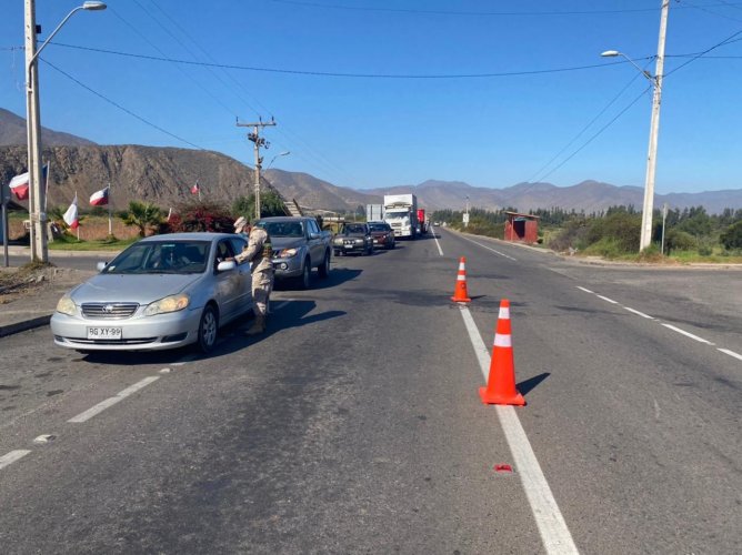 INTENSAS FISCALIZACIONES DE CUARENTENA Y RESTRICCIÓN VEHICULAR DURANTE EL FIN DE SEMANA