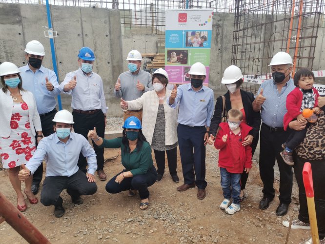 MINISTROS DE OBRAS PÚBLICAS Y DESARROLLO SOCIAL, DESTACAN OBRAS DE CONSTRUCCIÓN DEL CENTRO DE ESTIMULACIÓN TEMPRANA PARA NIÑOS CON SÍNDROME DE DOWN EN LA SERENA