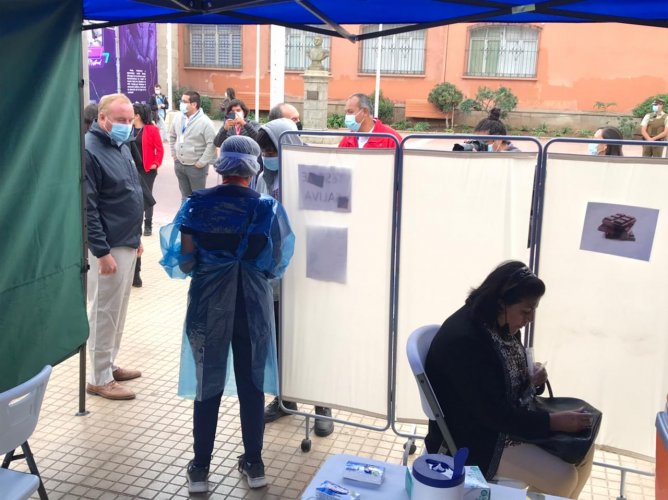 REGIÓN DE COQUIMBO COMENZÓ A APLICAR TEST DE SALIVA PARA DETECTAR CASOS DE COVID-19