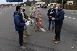 REFUERZAN CONTROLES SANITARIOS DE ACCESO TERRESTRE A LA REGIÓN DE COQUIMBO DURANTE FIN DE SEMANA SANTA