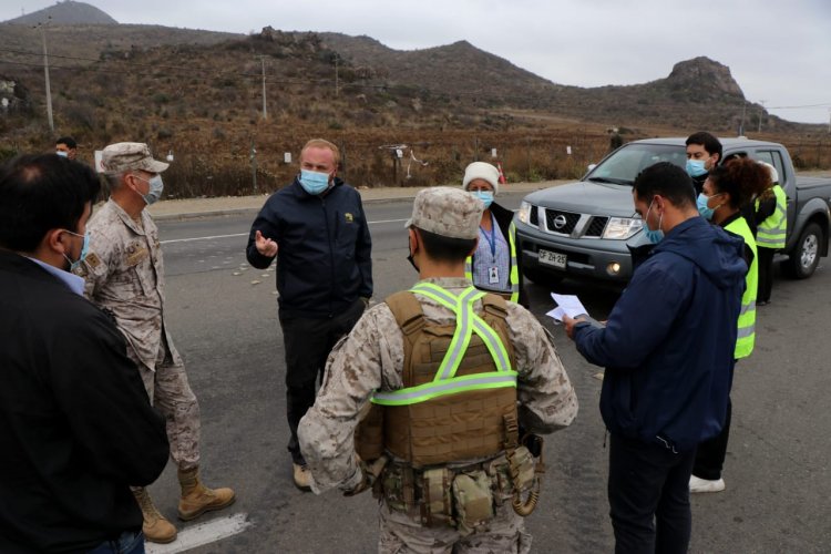 REFUERZAN CONTROLES SANITARIOS DE ACCESO TERRESTRE A LA REGIÓN DE COQUIMBO DURANTE FIN DE SEMANA SANTA