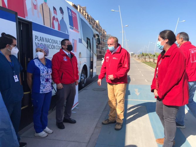 BUS RECORRERÁ PUNTOS ESTRATÉGICOS DE LA REGIÓN PARA REALIZAR TEST DE ANTÍGENOS PARA COVID