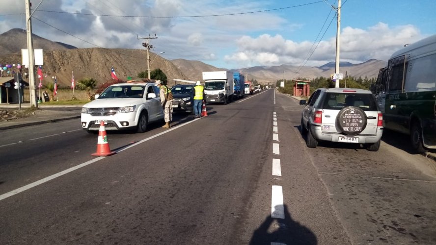 PUNTOS DE CONTROL REVELARON ALTA MOVILIDAD CON MÁS DE 500 VEHÍCULOS DEVUELTOS A SUS LUGARES DE ORIGEN