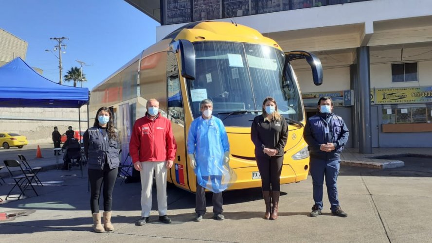 REFUERZAN LA ESTRATEGIA DE PESQUISA ACTIVA EN TERMINALES DE BUSES DE LA REGIÓN