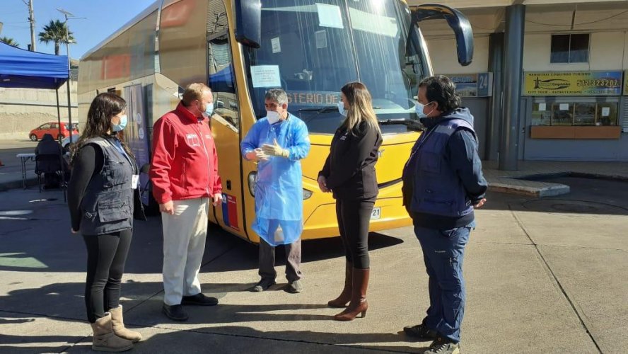 REFUERZAN LA ESTRATEGIA DE PESQUISA ACTIVA EN TERMINALES DE BUSES DE LA REGIÓN