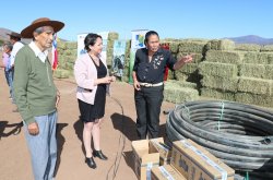 Gobernadora entrega $173 millones para apoyar a 557 familias de comunidades agrícolas ante la sequía