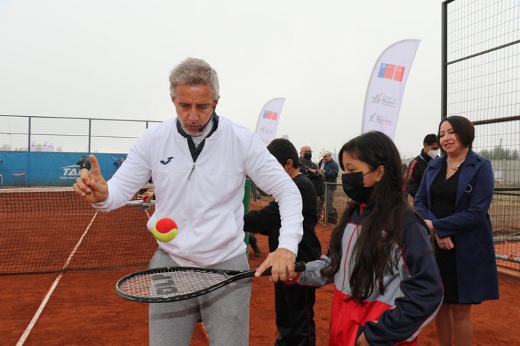Challenger Coquimbo realiza exitoso taller de tenis para niños, niñas y adolescentes de toda la región