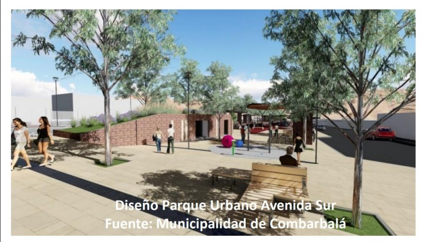 Parque Urbano Avenida Sur de Combarbalá cuenta con más de $5.456 millones para comenzar su construcción