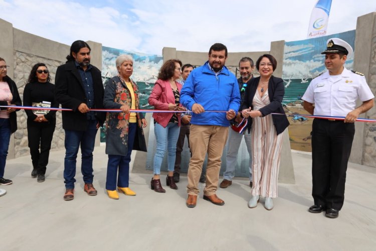 Inauguran memorial a 100 años del naufragio del vapor Itata en la comuna de La Higuera