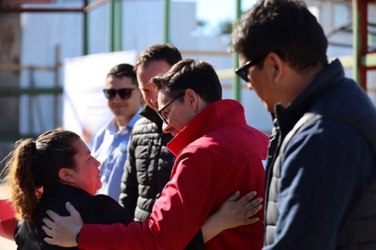 Colocan primera piedra para recuperar la Plaza Paul Harris y la multicancha Estrella de Chile en Coquimbo