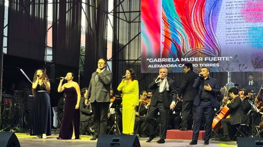 Ovalle vivió una noche memorable con la gira cultural “Con Gabriela en el Corazón”