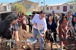 60 familias de Combarbalá dan inicio a la construcción de sus viviendas
